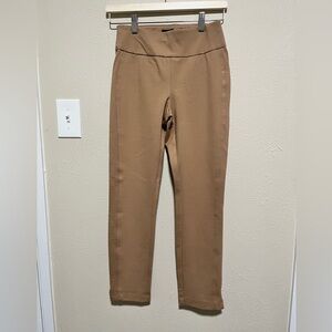 Express Tan Stretch Ankle Pants